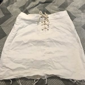 J. Crew Lace Up Skirt